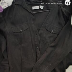 Apparenza Men's Black Lightweight Shirt Jacket